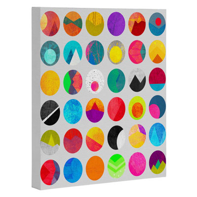 « points », impression sur toile