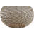 1-Light Black & Natural Rattan Basket Pendant Light