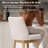 Eriqa Swivel 30.6'' Bar Stool, White-725924851