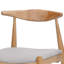 Chaises de salle à manger avec dossier ergonomique Mid-Century