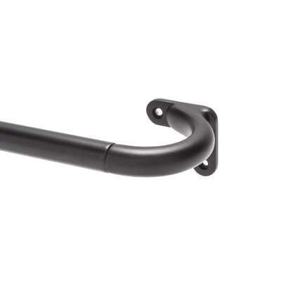 Adjustable 0.75" Single Curtain Rod