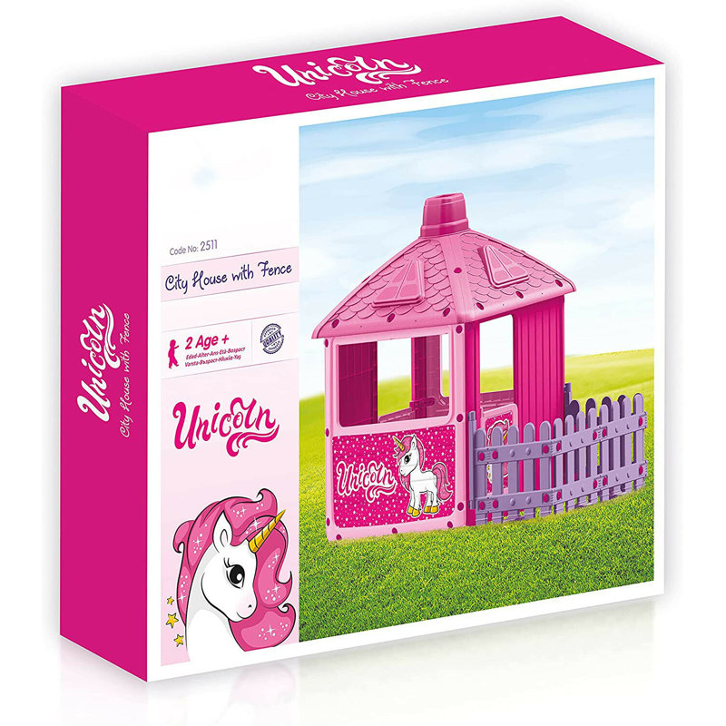 Lew Zoomie Kids 104cm W x 156cm D Indoor / Outdoor Plastic Playhouse