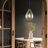 Glowlite 1-Light Single Clear Glass Teardrop Pendant-1772985445