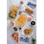 Assiette de service en porcelaine de qualité supérieure de 8,7 po x 7,9 po x 1,1 po SLOW Fast - Ivory