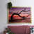 Cadre doré sur toile