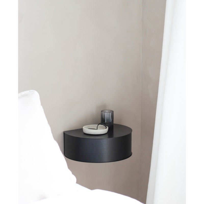 Wallie Wall Drawer, Black
