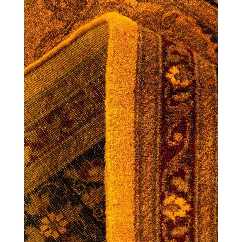 Fine Vibrance One-of-a-Kind 2'7" X 8" Hand Knotted Area Rug
