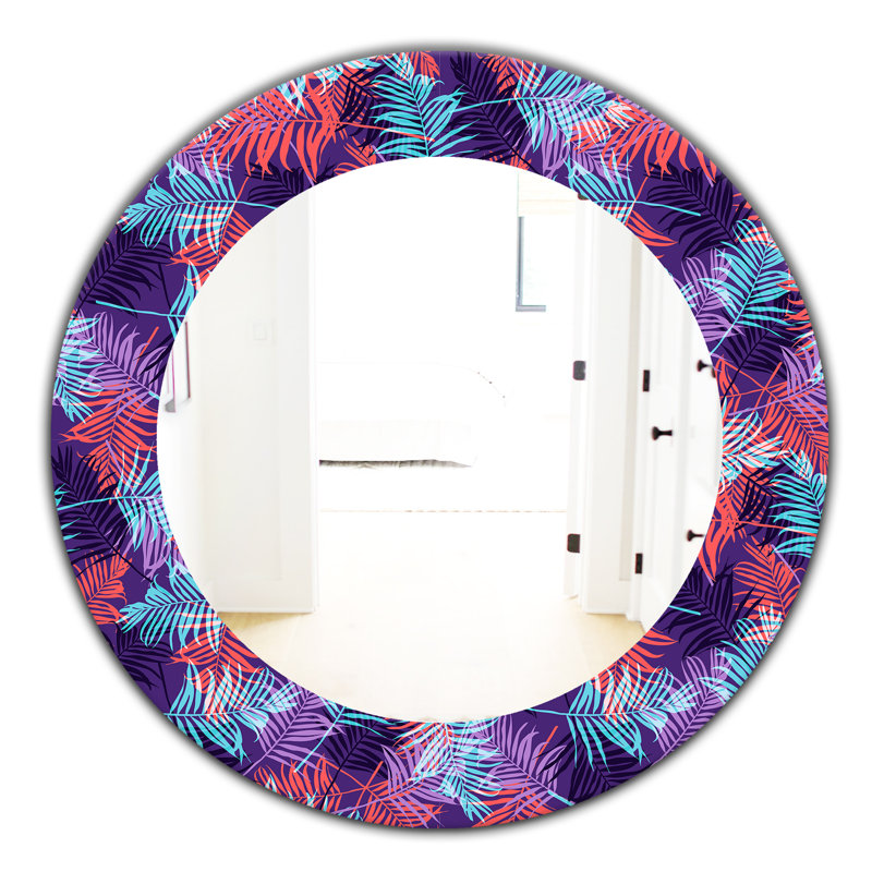 Miroir d'appoint Tropical Mood 6, H 23,6 po x l 23,6 po