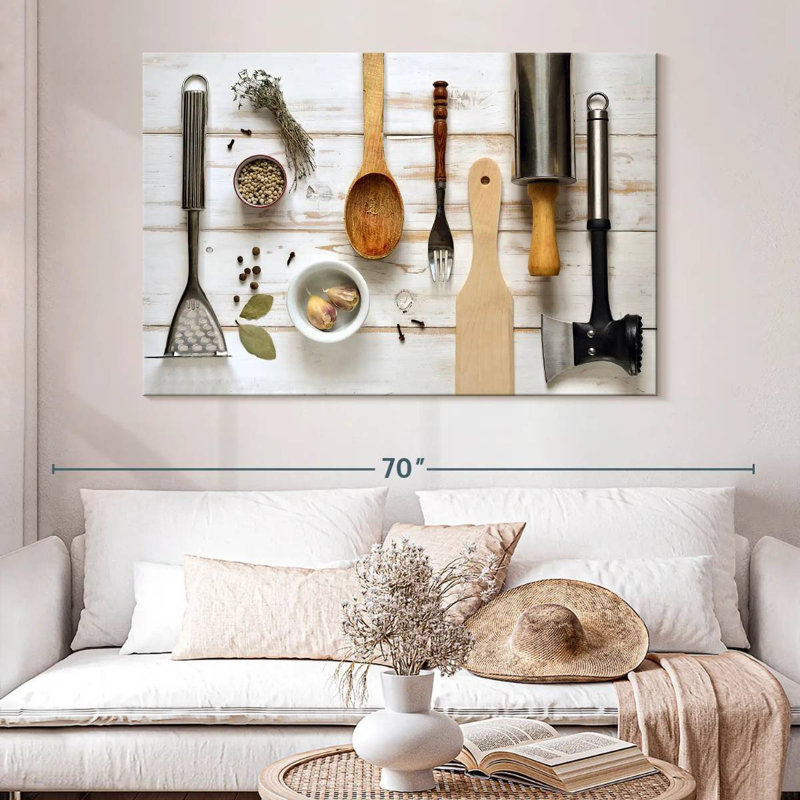 Senne Rustic Kitchenware, 34" H x 51" W