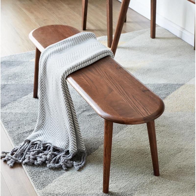 Banc en bois l 47,24 po, Noyer
