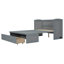 Lit escamotable avec port USB et grand tiroir-179967696-182947825