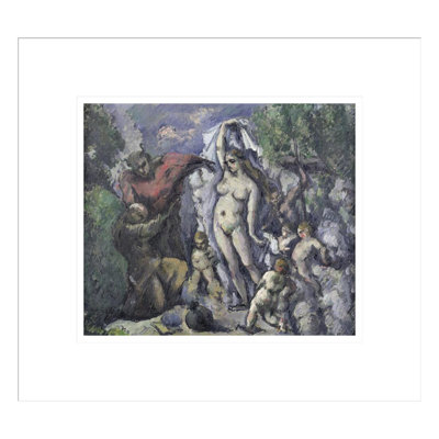 The Temptation of St. Anthony by Paul Cézanne -Framed Giclee Print
