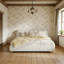 Lit plateforme tapissier Arden-1855468497