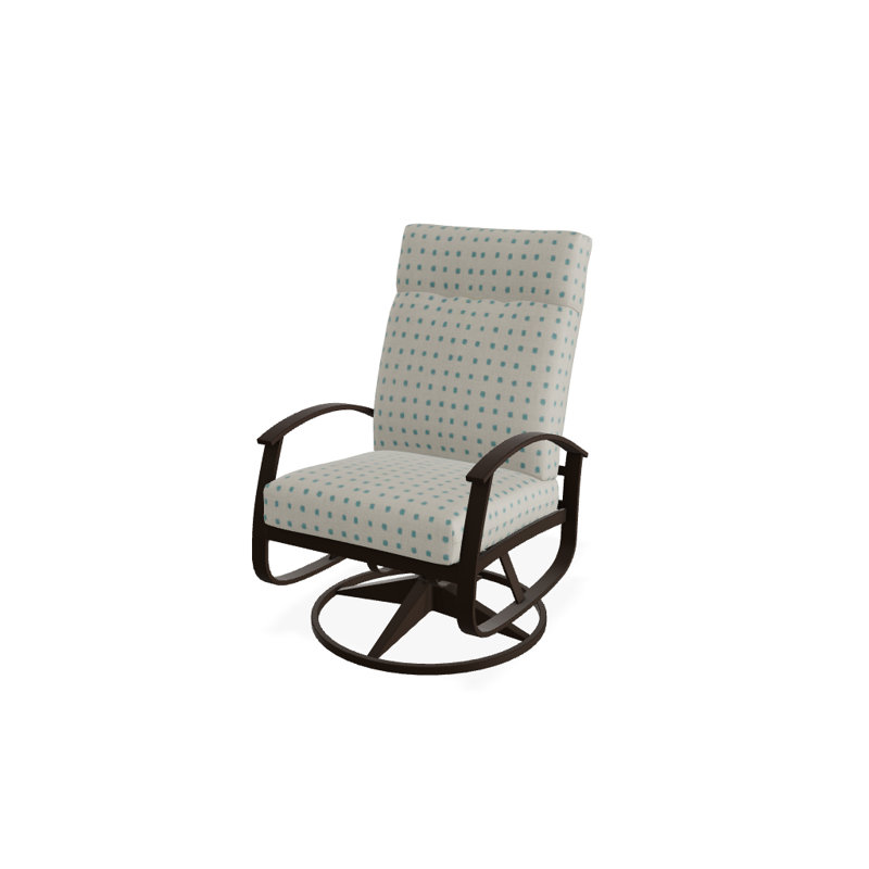 Belle Isle Outdoor Swivel Lounge Chair, Textured Kona, Yellow 43A, Kona P10