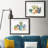 Summer Succulents I - Matted and Framed Under Acrylic Glass, Set of 2, Large Living Room Wall Art-1504792333-1504788540