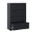 Metal 4 Filing Cabinet, Black Lockable Style, For Office, Accommodates Legal/Letter/A4/F4 Size Locking Fits Size, Noise-Reduction Feature-1338367748