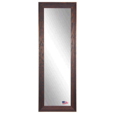 Miroir pleine grandeur brun