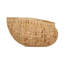 Round Woven Basket with Handles in Handwoven Water Hyacinth and Metal Frame