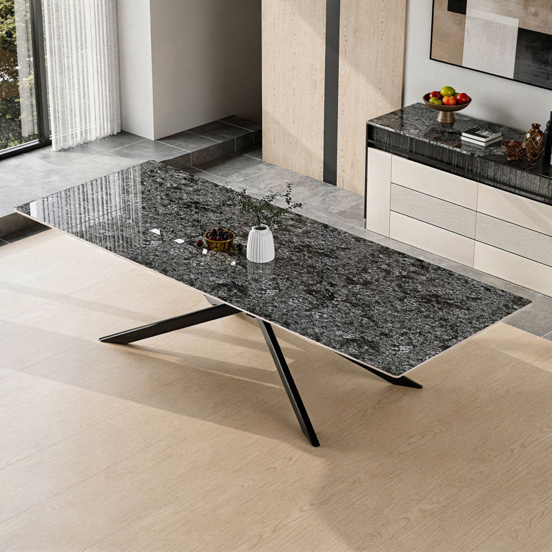Table de salle à manger Cerinle, Noir