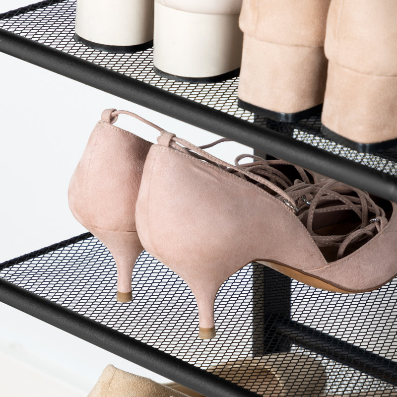 16 Pair Stackable Shoe Rack