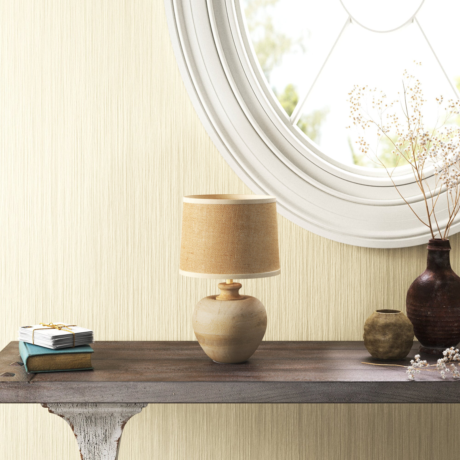 Wood Accent Lamp