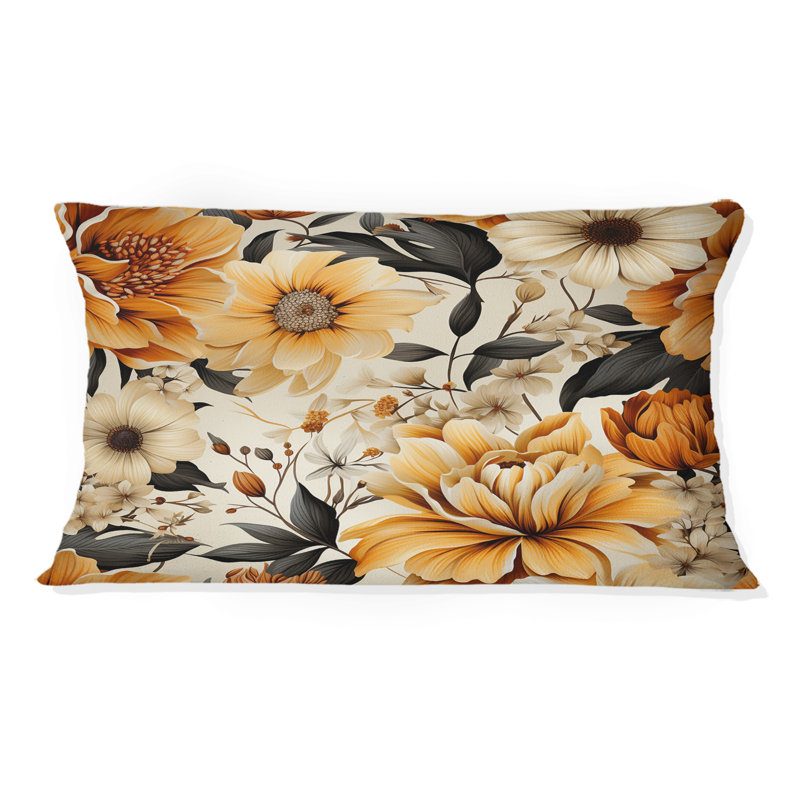 Floral Throw Pillow