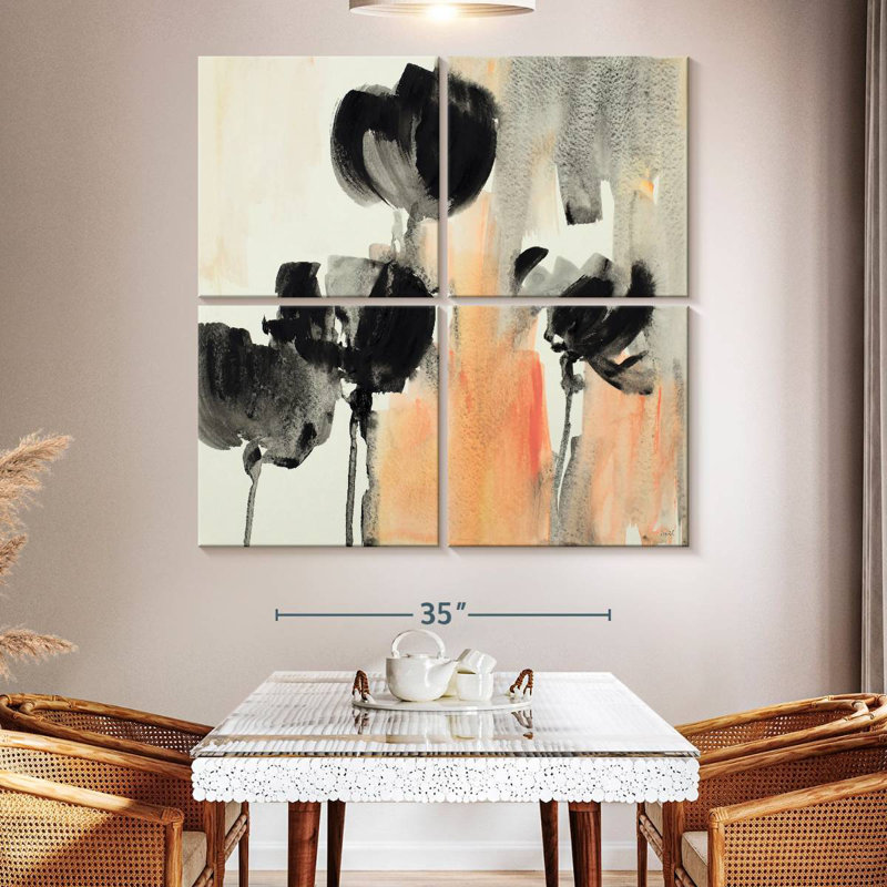 Harnek Blushing Tulips II, 50" H x 50" W