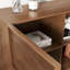 Buffet à 2 portes avec tablette réglable, armoire de rangement de 31,5 po de largeur avec anti-basculement