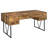 Rustic Nutmeg 4-Drawer Writing Desk