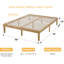 Lit plateforme en bois massif de 14 po Kailianna-474835062-474835060