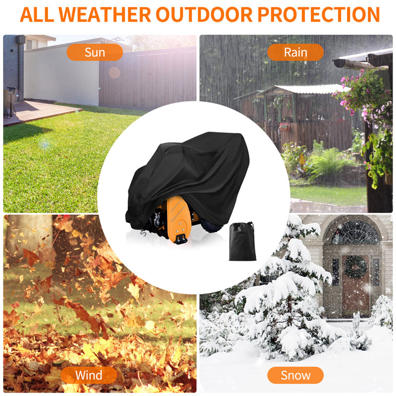 Housse imperméable pour souffleuse à neige