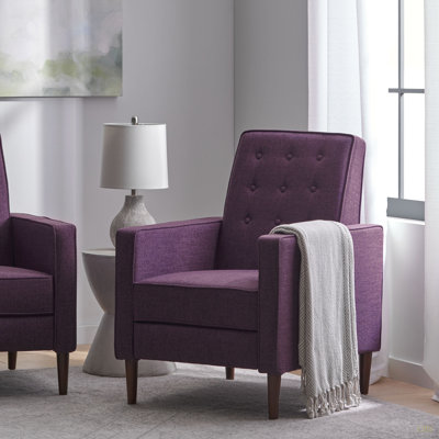 Canapé inclinable en tissu Mid-Century