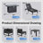 Joquita 13-Piece Patio Outdoor Sectional Set with Fire Pit Table Chaise Lounge and Cushions-110372319