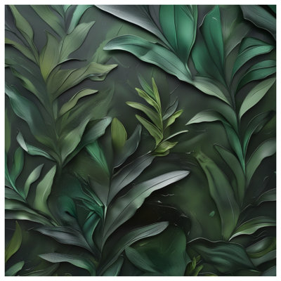 Couvre-lit feuillage tropical