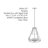 Daughtry 4 - Light Steel Dimmable Chandelier