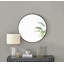 Alcantera Round Metal Frame Wall Mirror Simple and Elegant Modern Design-75322304-75322305