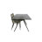 Noire Extendable Metal Base Dining Table