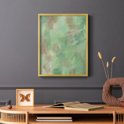 Green Shadows II Framed Print - Solid Wood