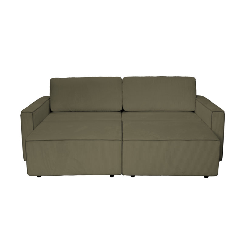 3 Seater Sleeper, Olive Green