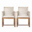 Chaises de patio en bois d'acacia Reese-1172115087