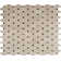 Valencia Blend Elongated Octagon 12.25 in. x 15 in. Polished Marble Mosaic Floor and Wall Tile
