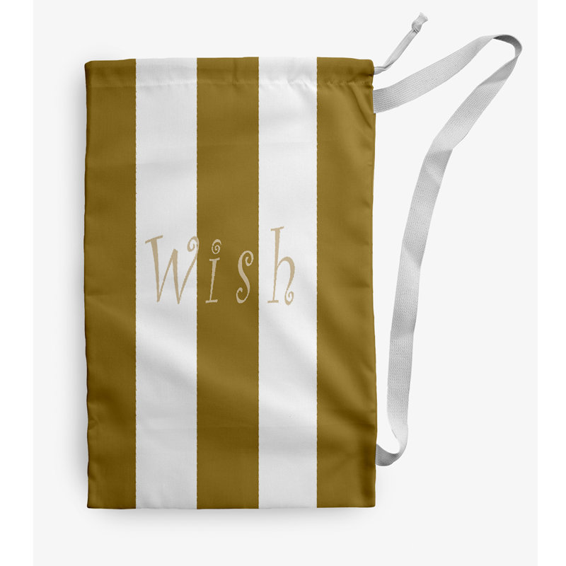 Fabric Laundry Bag with Handles, Medium (36" H x 28" W), Yellow