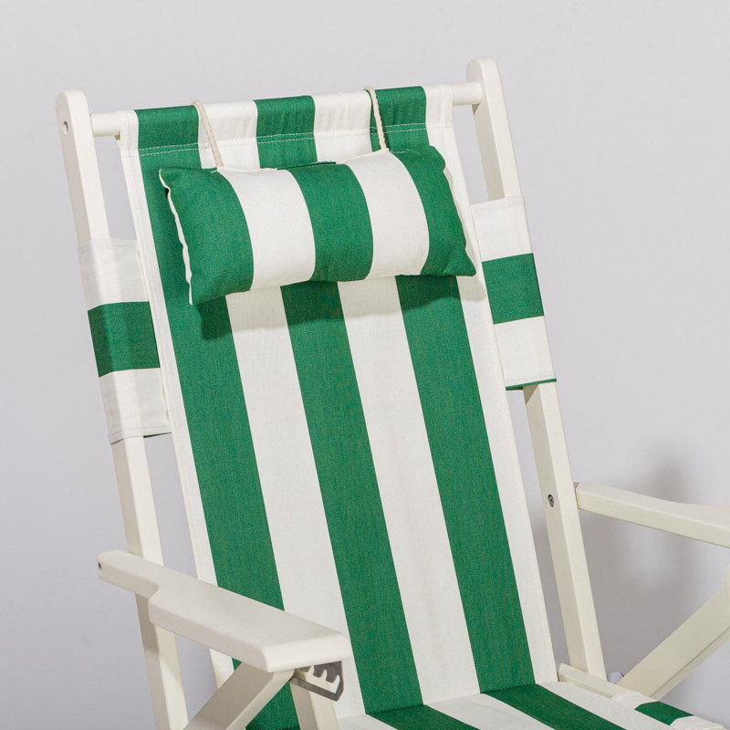 Chaise Tommy, Vert/blanc