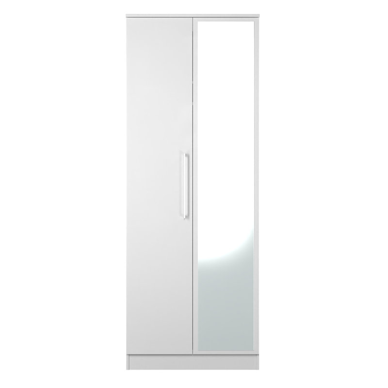 Talhaa Tall 2 Door Mirrored Robe 
