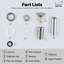 Drain escamotable pour salle de bain Mokleba-123258477