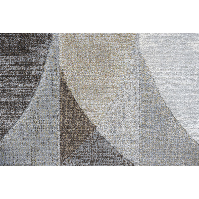 Tarrant Rectangle Abstract Area Rug, Rectangle 240 x 330cm