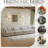Maelina 4 - Piece Upholstered Sea Salt Grey Corduroy Modular Sectional Sofa with Pillow Back and Solid Wood Legs-244594886-244594880