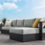 Ensemble de canapé modulaire d'extérieur 3 pièces Modway Tahoe-95616589-95616590