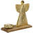 Heavenly Angel Metal Christmas Votive Candle Holder - 10"-102333406