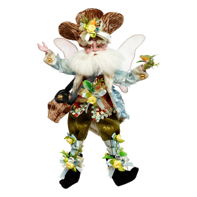 Bird Watcher Fairy, Small - 11 Inches